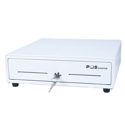 Денежный ящик POScenter 13EМ 330x355x90, механический, PUSH, белый 